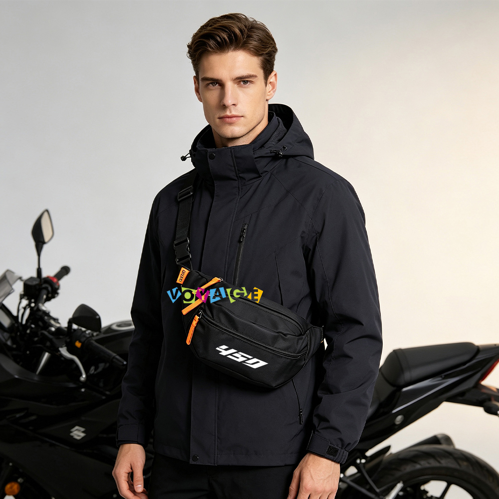 Waterproof Cycling Commute - 3色展開 防水ウエストバッグ サイクリングバッグ アクセサリー CFMOTO 450MT