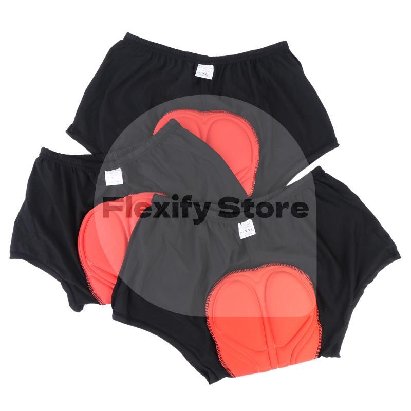 Cycling Shorts For Commute - パッド入りサイクリングアンダーウェアショーツ 3Dソフトクッション 通気性 速乾性 股ずれ防止 毎日の自転車通勤に最適