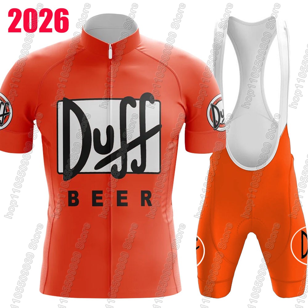 Cycling Commuter Clothing - 2026 ダフビールサイクリングジャージセット夏男性赤自転車服キットロードバイクシャツスーツ自転車ビブショーツ MTB Ropa マイヨ