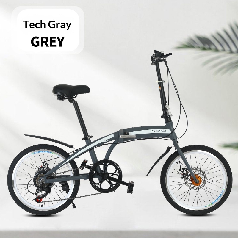 Commuter Biking - 折りたたみ自転車 20 インチ アルミ合金 軽量通勤自転車 7