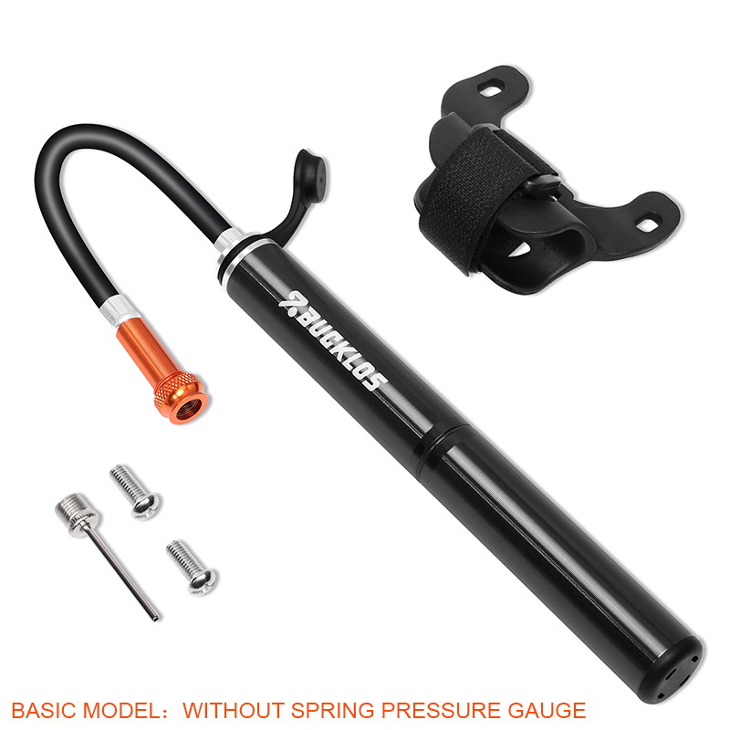 Bike Pump Frame Mount - BUCKLOS ポータブル高圧自転車ミニポンプ（フレームマウントとボールニードル付き）MTBロードバイクタイヤ空気入れサイクリングギア