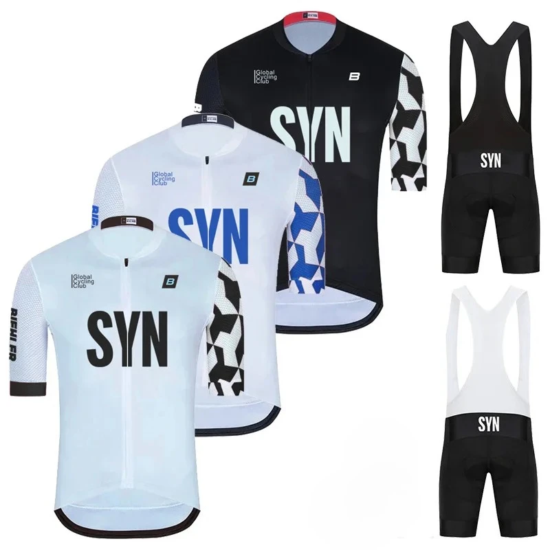 Cycling Commuter Clothing - 2025 SYN サマー半袖ジャージ 通気性 ロードバイクユニフォーム MTBシャツ