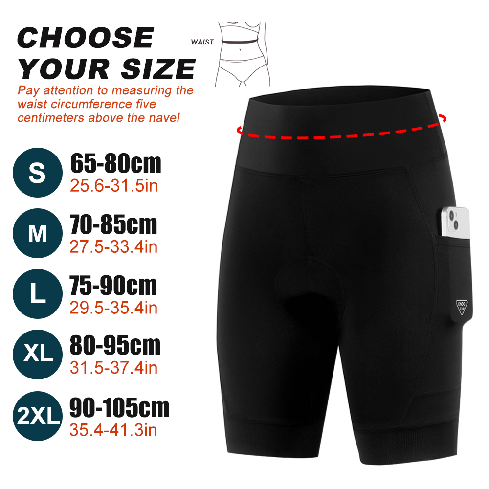 OZZOMM レディース 4D パッド入りサイクルショーツ（ - Cycling Shorts For Commute のレビューと価格