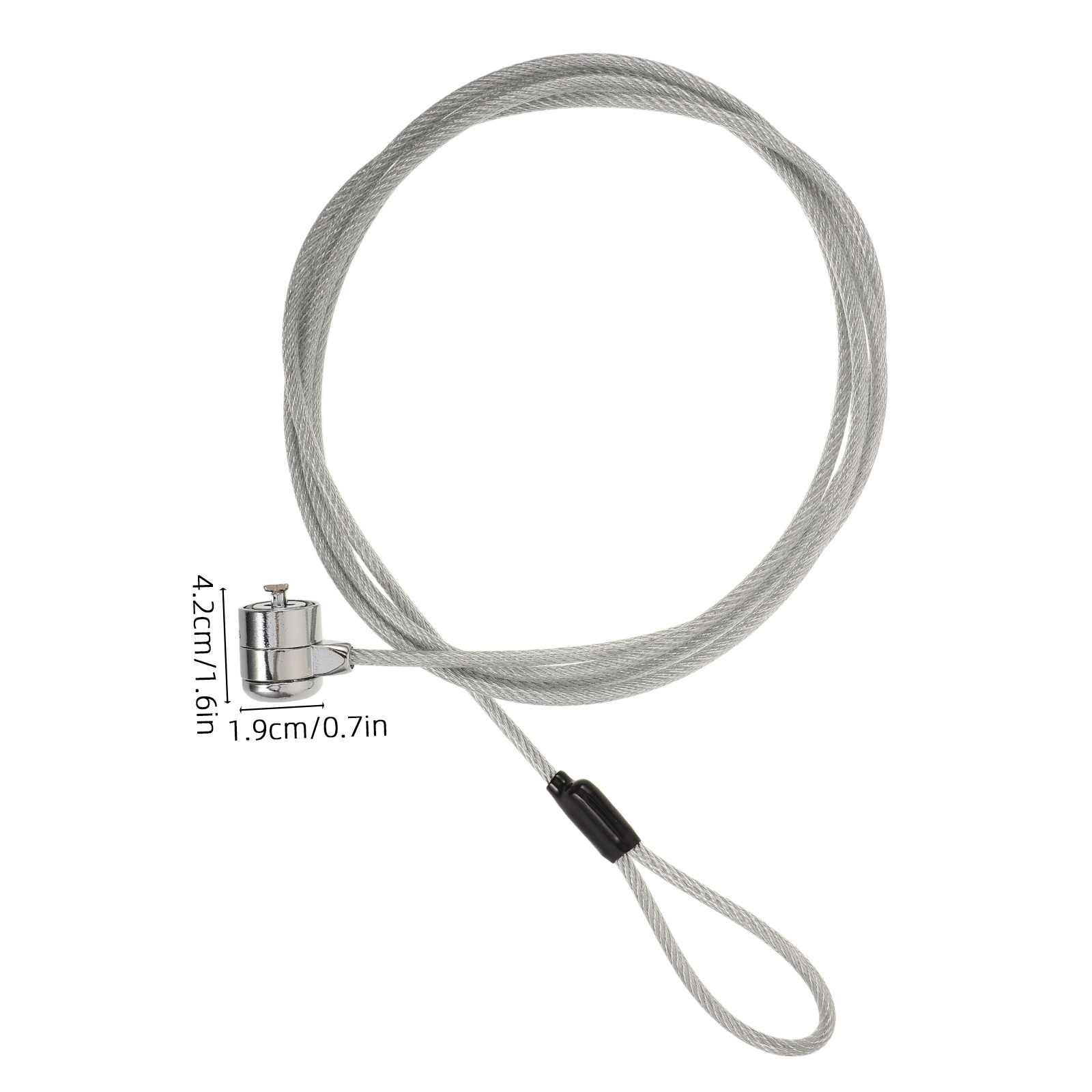 ノートパソコンセキュリティロックケーブル1セット、亜鉛合金製 - Cable Lock Flexible のレビューと価格