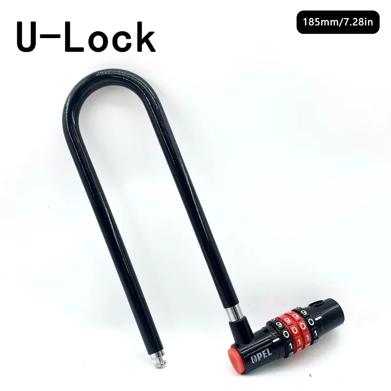 185mm/173mm/50mm 拡張U字型Uロック 盗難防 - Cable Lock Flexible のレビューと価格