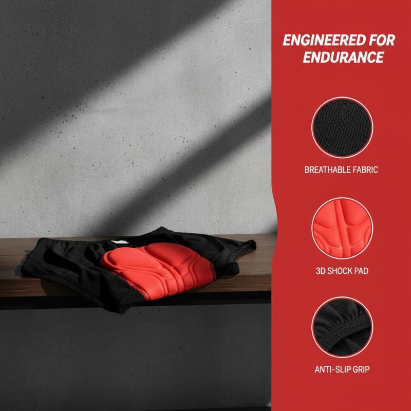 パッド入りサイクリングアンダーウェアショーツ 3Dソフトクッ - Cycling Shorts For Commute のレビューと価格