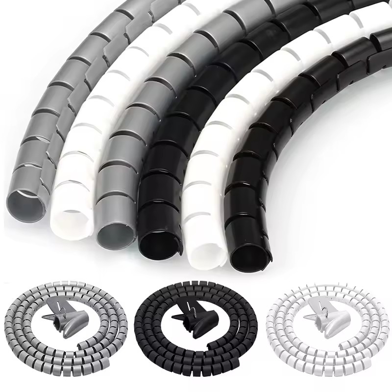 2 メートル柔軟なスパイラルケーブルワイヤープロテクターケー - Cable Lock Flexible のレビューと価格