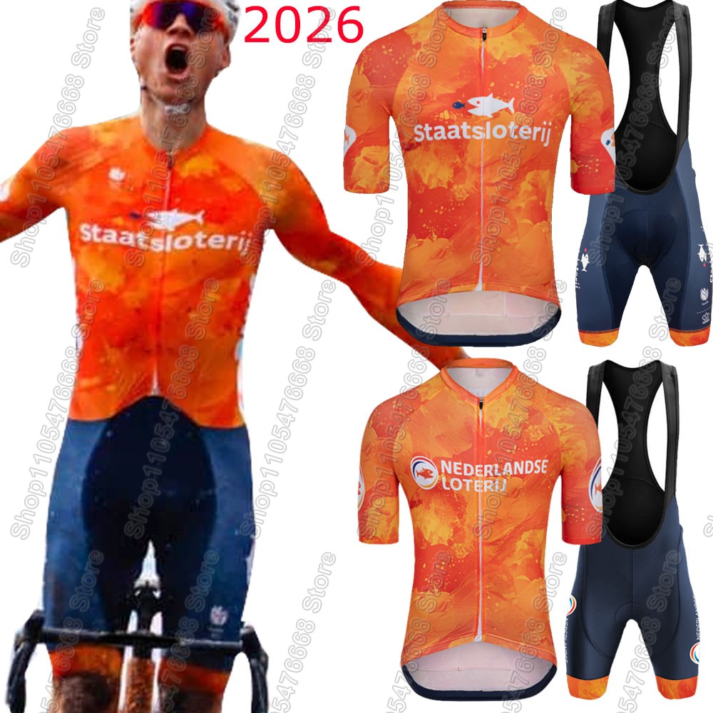オランダサイクリングジャージ2026セットオランダ代表チーム - Cycling Commuter Clothing のレビューと価格