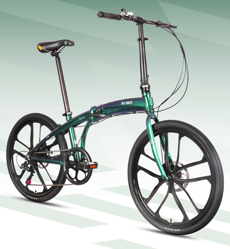 24インチアルミ合金製ポータブル超軽量折りたたみ式大人用ディ - Commuter Biking のレビューと価格