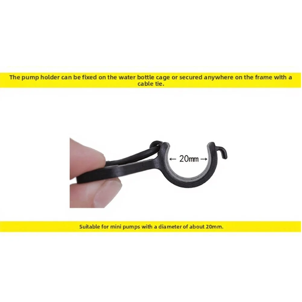 フロアポンプホルダーセット 2個入り ナイロンクランプ シリ - Bike Pump Frame Mount のレビューと価格