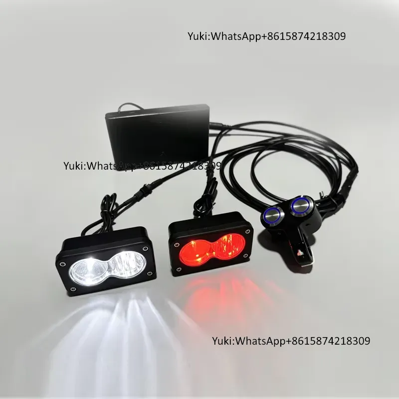 Trontechユニバーサルバッテリー駆動デュアルレンズLE - Bike Light Front Rear のレビューと価格