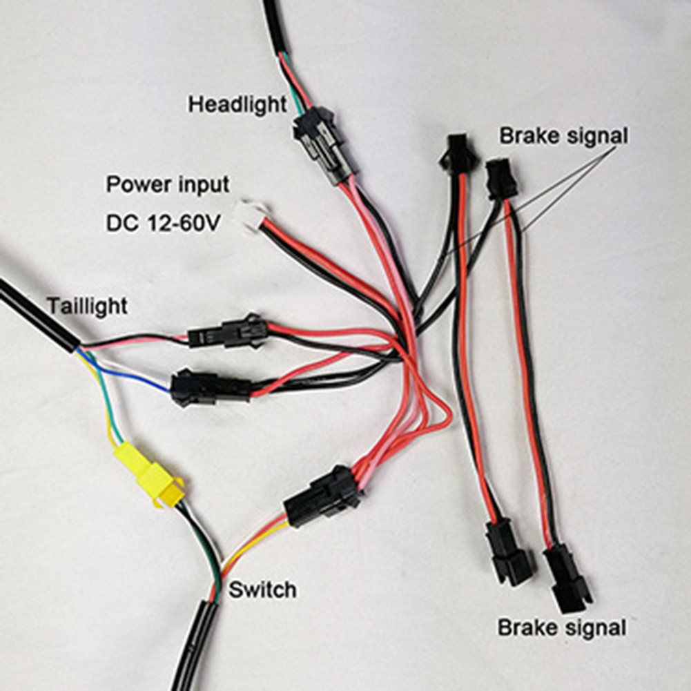 電動自転車ラバーワイヤーライト,LEDヘッドライトおよびテー - Bike Light Front Rear のレビューと価格