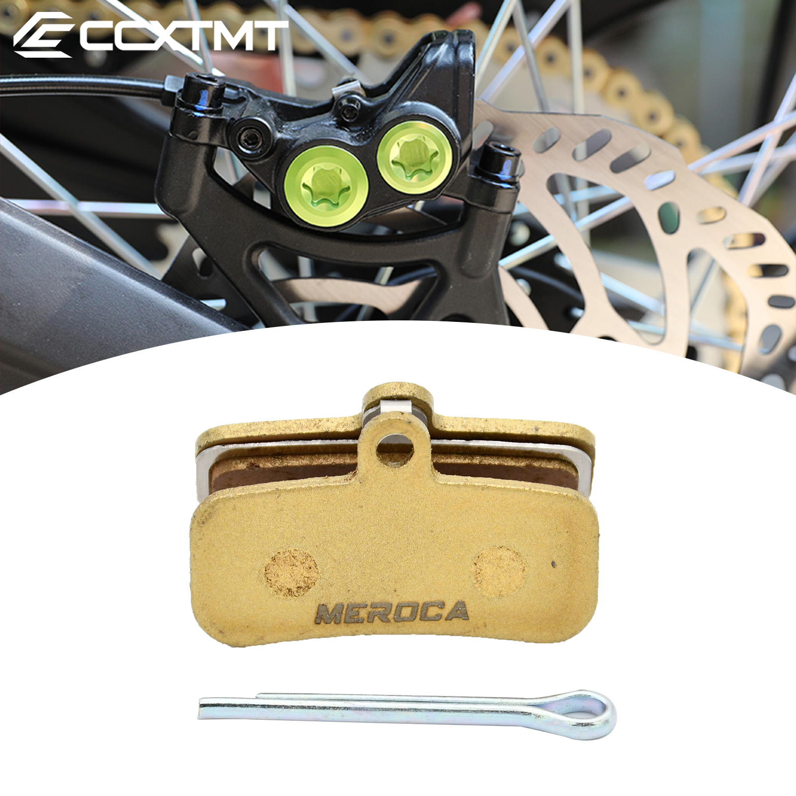 オートバイのフロントとリアのサイレントブレーキパッドディスク - Bike Light Front Rear のレビューと価格