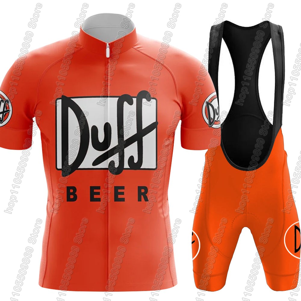 2026 ダフビールサイクリングジャージセット夏男性赤自転車 - Cycling Commuter Clothing のレビューと価格