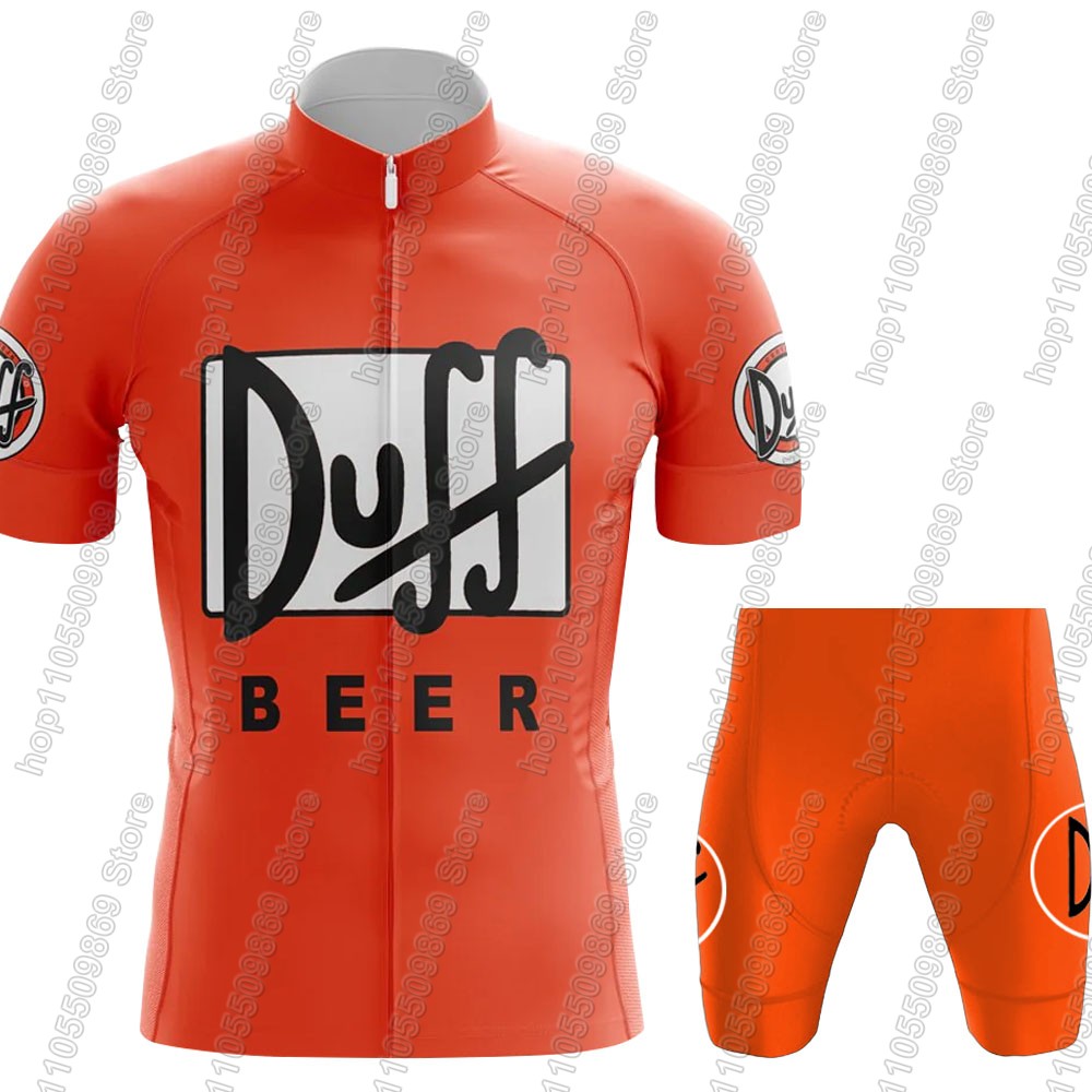 2026 ダフビールサイクリングジャージセット夏男性赤自転車 - Cycling Commuter Clothing のレビューと価格