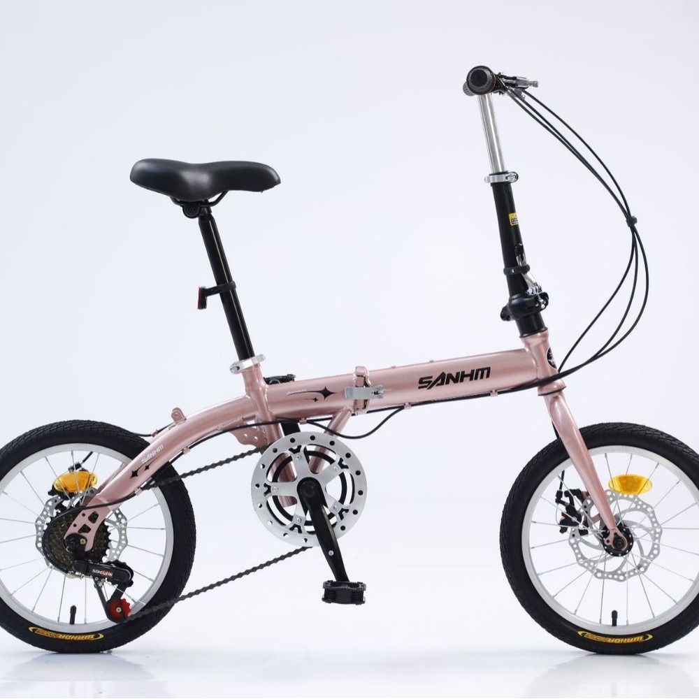 大人用16インチシングルスピード折りたたみ自転車、ディスクブ - Commuter Biking のレビューと価格