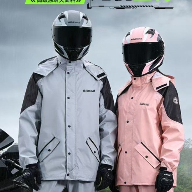 大人用ポリエステルタフタ製バイク・サイクリング用レインスーツ - Cycling Commute In Rain のレビューと価格