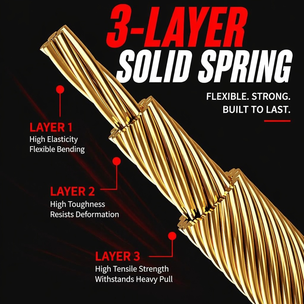 5-50M 4mm フレキシブルプーリーケーブルプラー 3層 - Cable Lock Flexible のレビューと価格