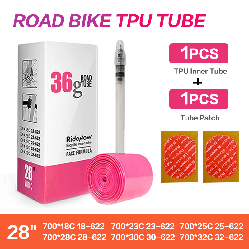 RideNow 超軽量自転車インナーチューブ 700 X 1 - Inner Tube 700C のレビューと価格