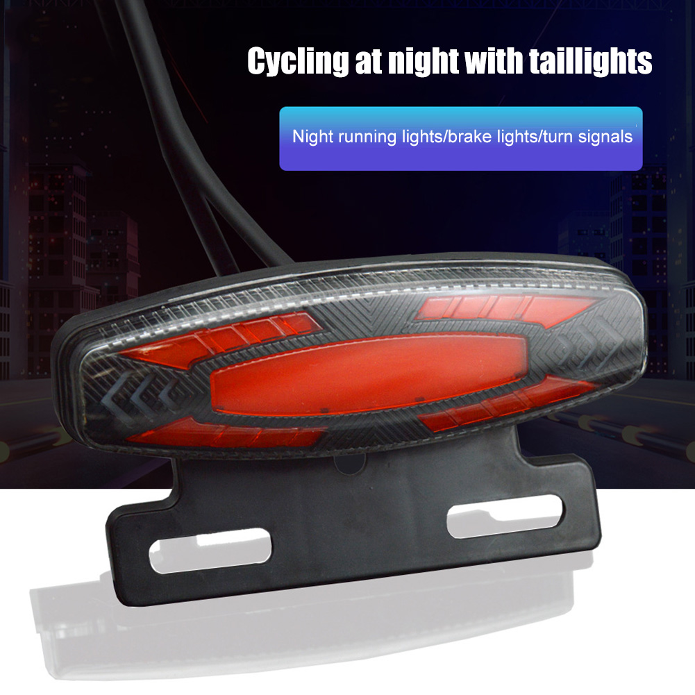 電動自転車フロントブレーキリアライト 24V 48V バイク - Bike Light Front Rear のレビューと価格