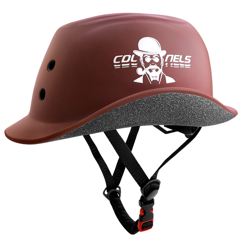 レトロな西部カウボーイスタイルの大人用自転車ヘルメット PC - Commute Cycling Helmet のレビューと価格