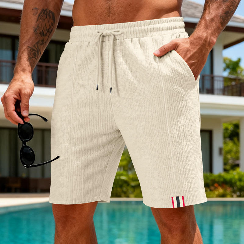 夏用カジュアルルーズメンズビーチショーツ速乾性通気性通勤休暇 - Cycling Shorts For Commute のレビューと価格