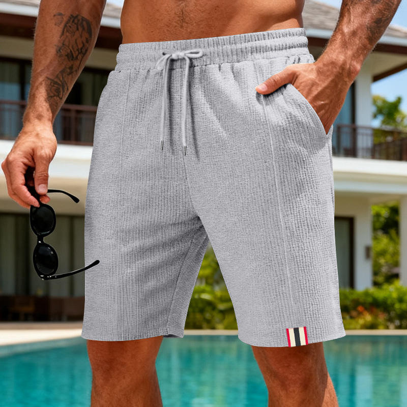 夏用カジュアルルーズメンズビーチショーツ速乾性通気性通勤休暇 - Cycling Shorts For Commute のレビューと価格