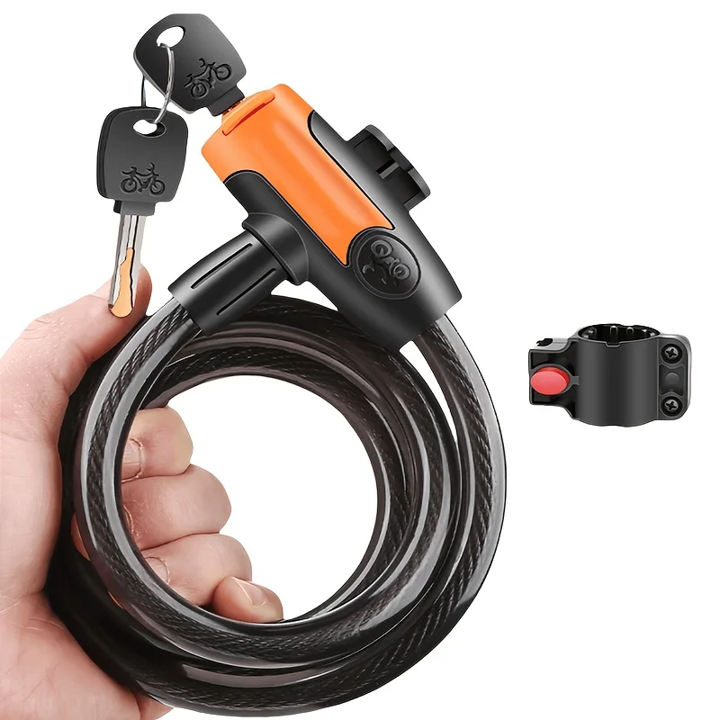 1 セットアンチカット PVC コーティングされたキー付きス - Cable Lock Flexible のレビューと価格