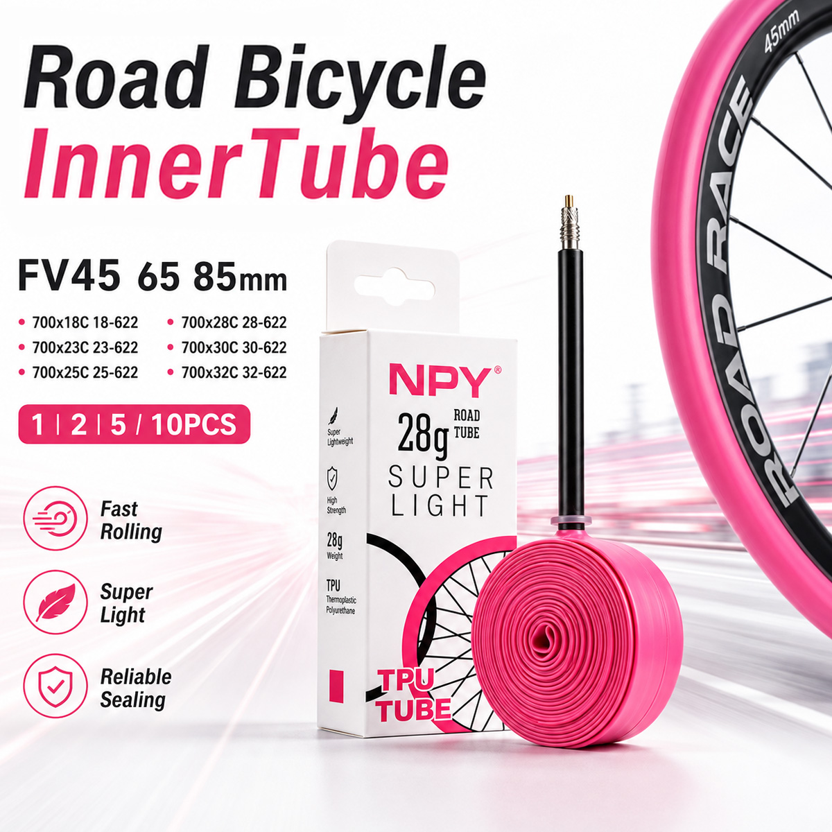 ロードバイク用インナーチューブ タイヤチューブ 信頼性の高い - Cycling Commute Training のレビューと価格