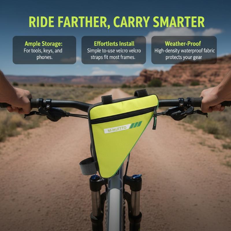 バイク防水フロントフレームバッグ調節可能な電話ホルダーポーチ - Waterproof Cycling Commute のレビューと価格