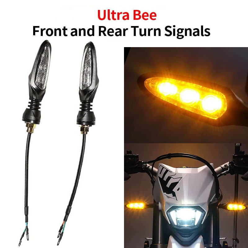 SurRon Ultra Bee用フロントおよびリアターンシ - Bike Light Front Rear のレビューと価格