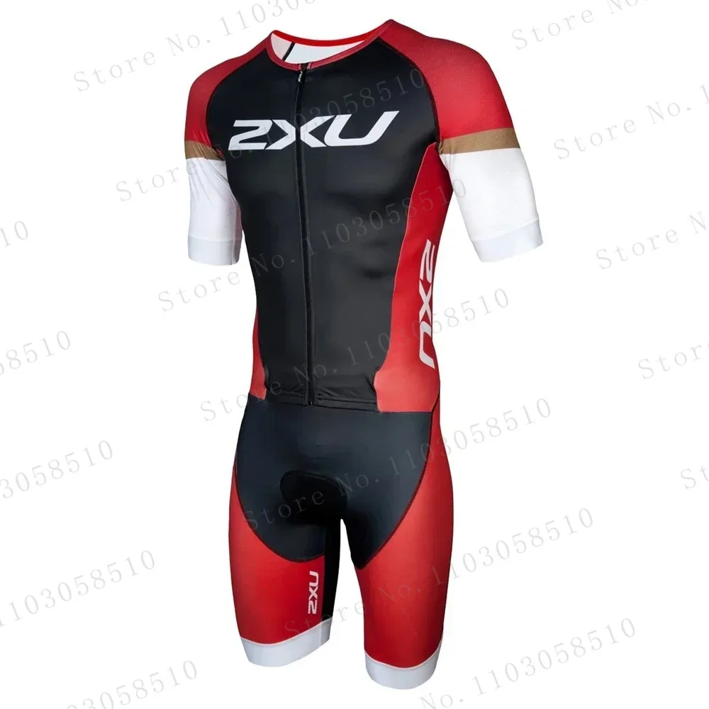 zxuful ブラック ホワイト トライアスロン スーツ メ - Cycling Commuter Clothing のレビューと価格