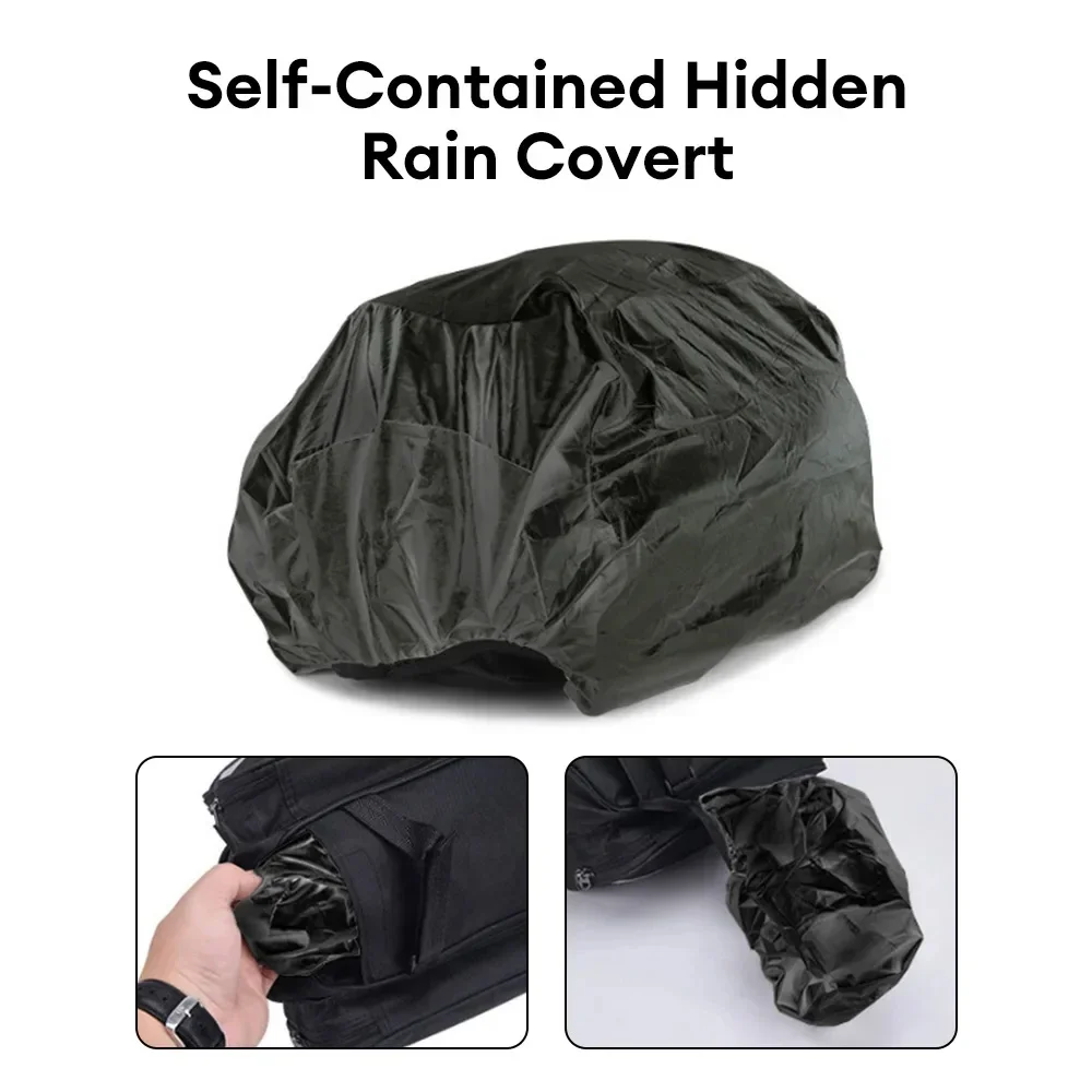 自転車トランクバッグ 27L 自転車ラックリアバッグ レイン - Cycling Commute In Rain のレビューと価格